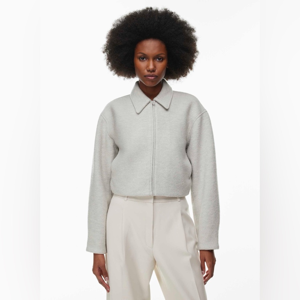 Aritzia Babaton Britannia Merino Wool Bomber Size S